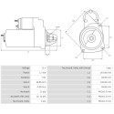 Elektropokreta (anlaser) Citroën BX 16 1.9-1