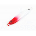 Jig pour la pêche en Mer 40g rouge et blanc Phosphorescent